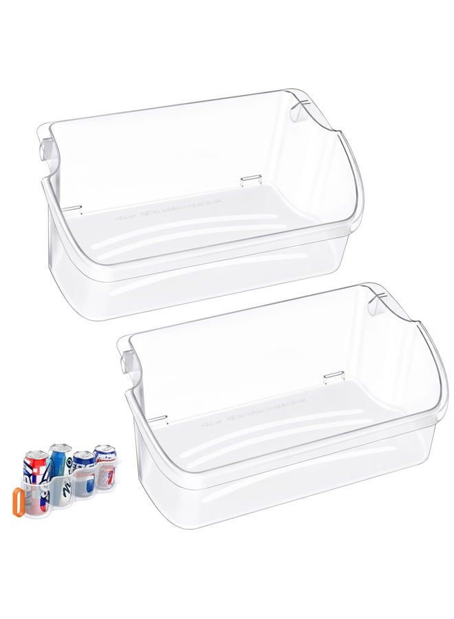 Alvar [2 PACK] Upgraded 240324502 Refrigerator Door Bin Shelf Replacement For Frigidaire Kenmore Electrolux Refrigerator Door bin Parts PS429767, AP2549806, LFSS2312TE0,LFSS2312TF0,with 2 Soda Can Organizer - Image 1