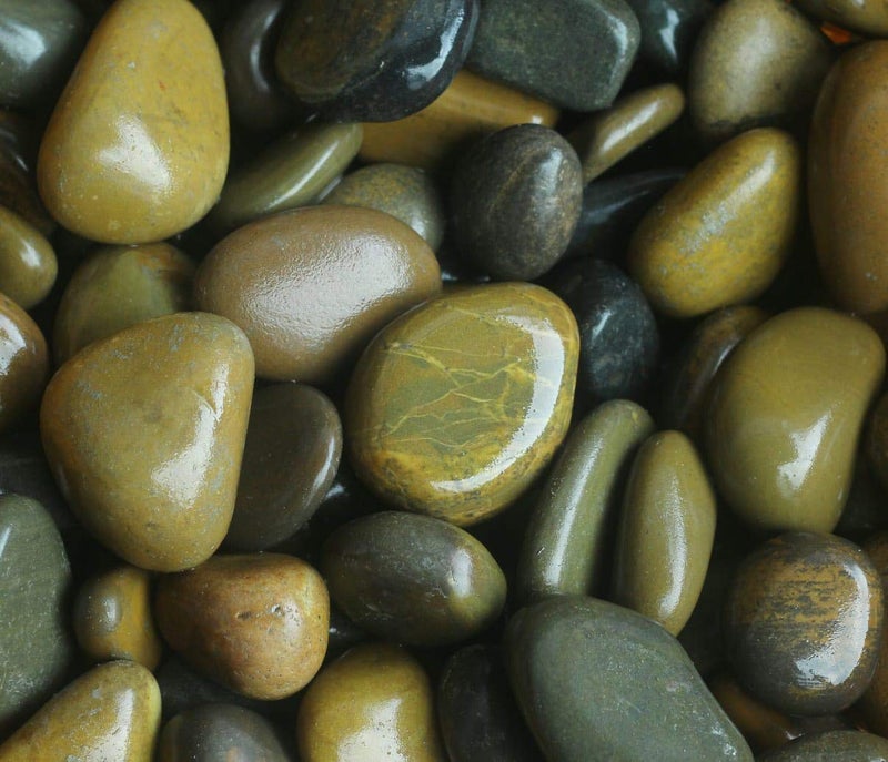 OhhSome 2Kg Gifts Decor Stone Colourful Pebbles Pebbles for Living Room All Purpose Pack