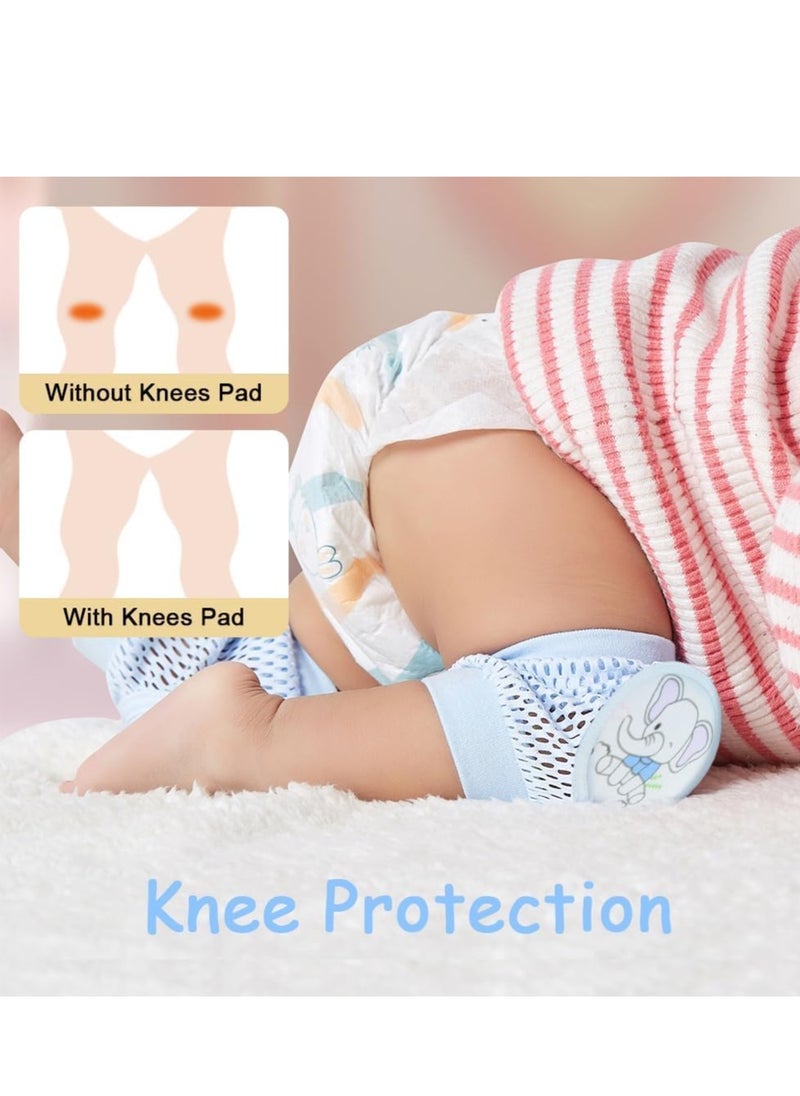 Toddler Anti Falling Pillow Head Protector Baby Backpack with Knee Pads for Walking Crawling Adjustable Protection Wear Safety Pad