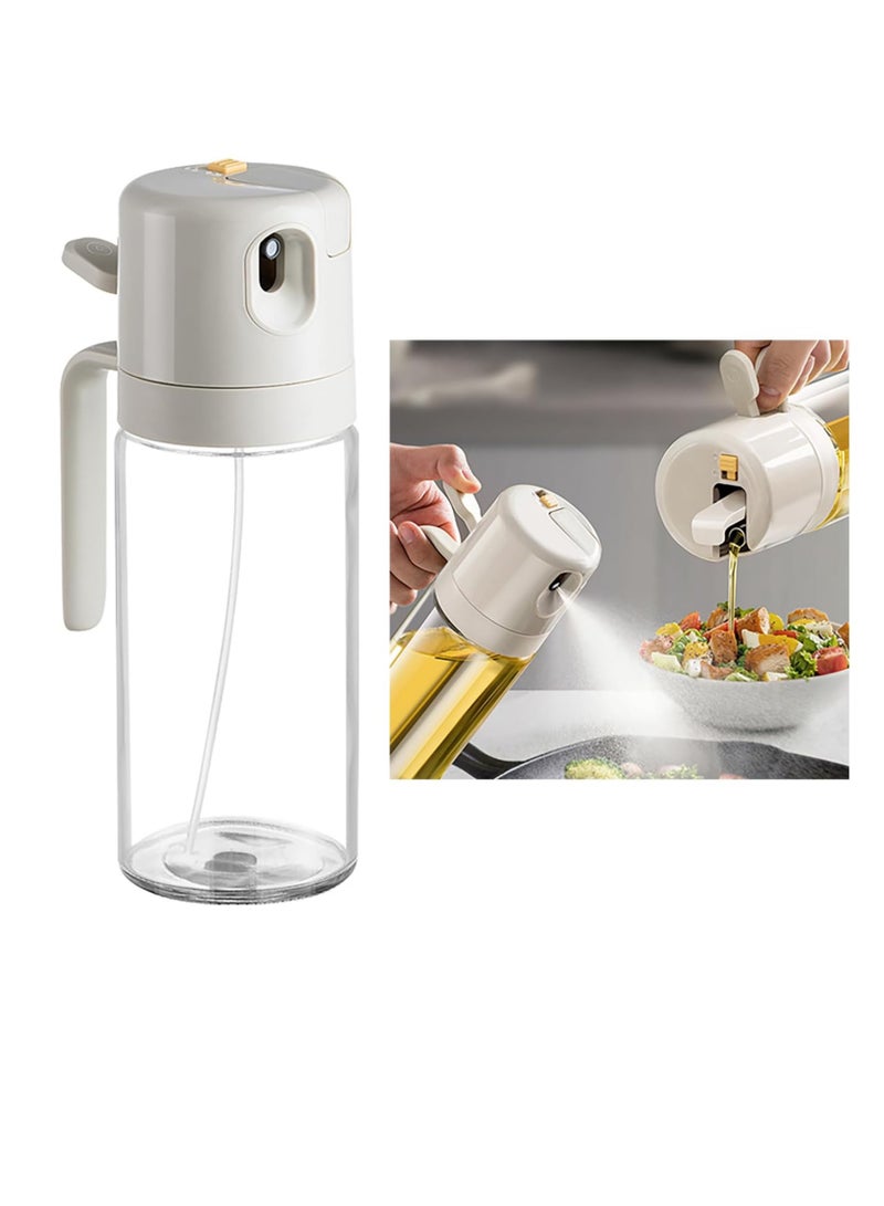 SYOSI Glass Oil spray bottle 500ML olive oil sprayer for cooking Oil dispenser bottle for kitchen Spray and dumping Sprayer Mister for Salad BBQ Kitchen Baking - Image 1