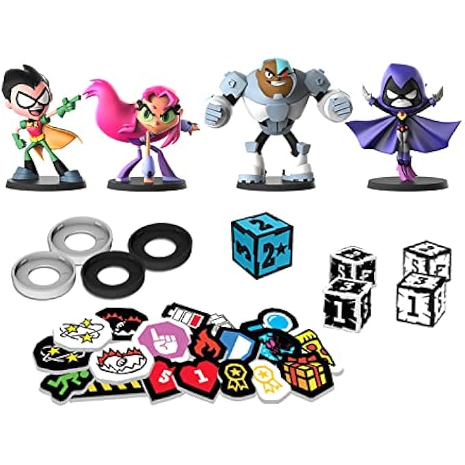 CMON Teen Titans Go Mayhem Board Game  Strategy Game Based on The Hit TV Series  TeamBased Combat Game for Adults and Kids  Ages 10  24 Players  Average Playtime 30 Minutes  Made by - Image 5