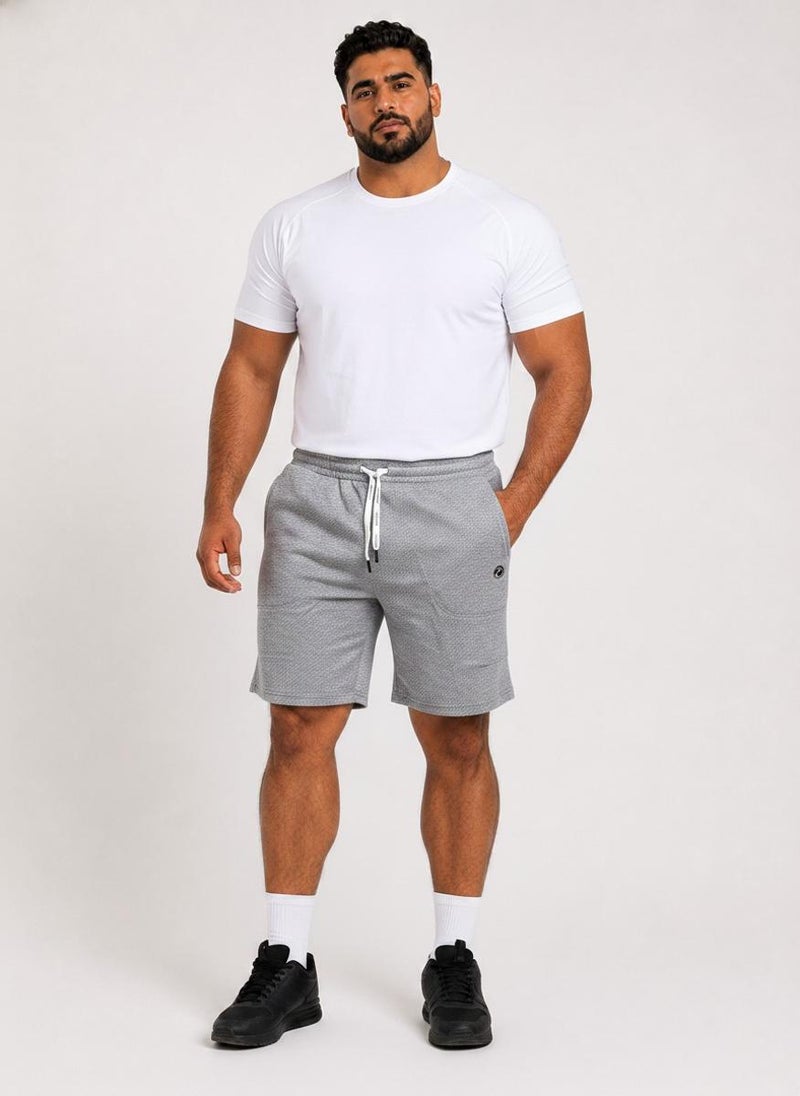 بريما إيس رجالي Shorts لايف ستايل لاكشري Grey - Image 4