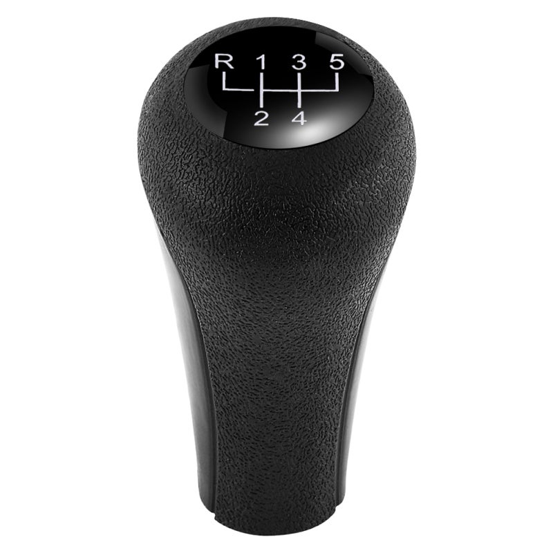 Gear Shift Knob: Black Rubber Wear-Resisting Durable 5 Speed Reverse Sign - Easy Plug And Play Replacement Gear Knob for BMW E28 E30 E34 E36 Manual Transmission - Image 5