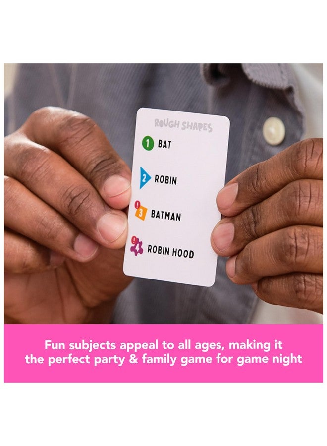 Spin Master Games, Rough Shapes, Quick-Drawing Game for Artists & Doodlers of All Levels with Hilarious & Challenging Prompts, Easy Indoor Activity, for Kids & Family, 3-10 Players, Ages 8 & Up - Image 3