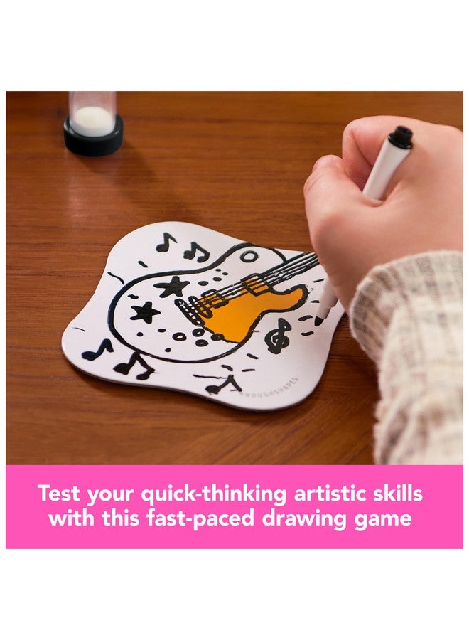 Spin Master Games, Rough Shapes, Quick-Drawing Game for Artists & Doodlers of All Levels with Hilarious & Challenging Prompts, Easy Indoor Activity, for Kids & Family, 3-10 Players, Ages 8 & Up - Image 5