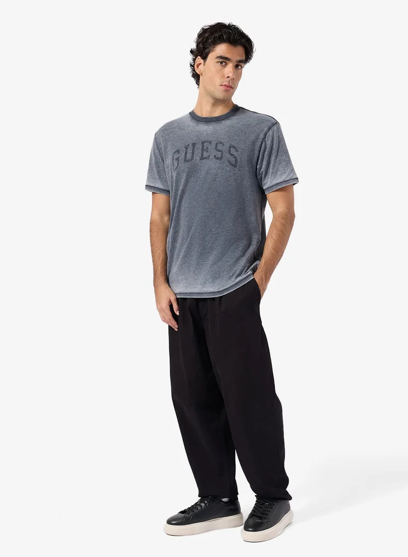 GUESS Short Sleeve Marine Logo Tee