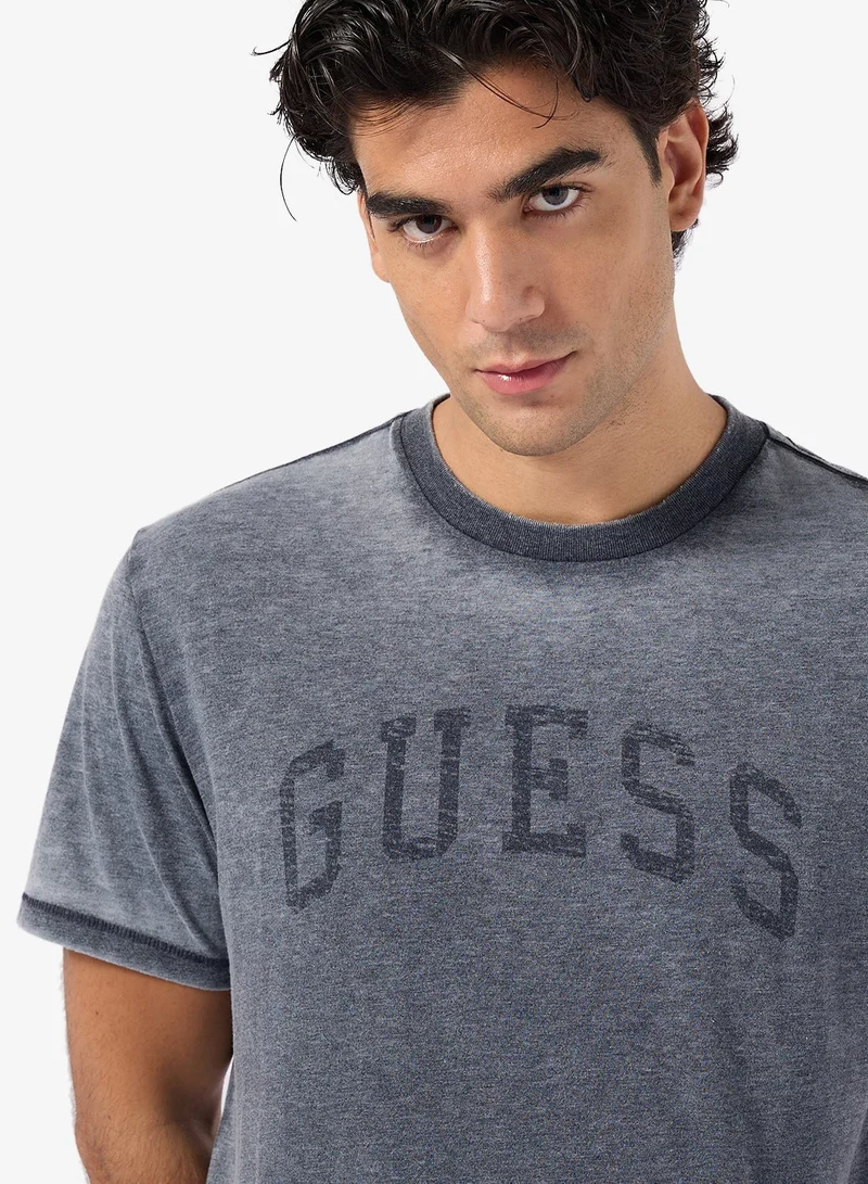 GUESS Short Sleeve Marine Logo Tee