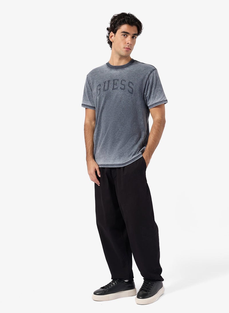 GUESS Short Sleeve Marine Logo Tee - Image 4