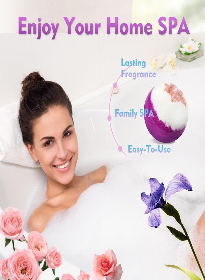 Excalla Bath Bombs for Women, 20 Pcs Handmade Bubble Bathbombs Gift Set, Shea & Coco Butter Dry Skin Moisturize, SPA Relaxing Gifts for Women & Men, Her, Girls, Wife, Birthday (Package May Vary) - Image 3