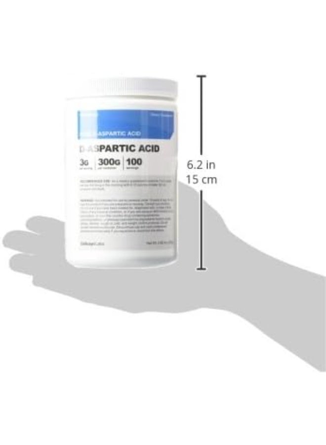 Nutricost D-Aspartic Acid 3000mg 100 Servings 300g - Image 3