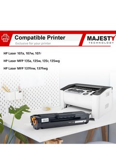 Majesty Toner Cartridge 106A W1106A Compatible with HP Laserjet 107a 107w MFP 135a 135fnw 135w 135ag 135r 135wg 137fnw 137fwg 137fwg Printer (Black)  - Image 4