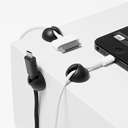 Bluelounge CableDrop Mini Black - Cable Management System for All Cables up to 5/16-inch - Image 2