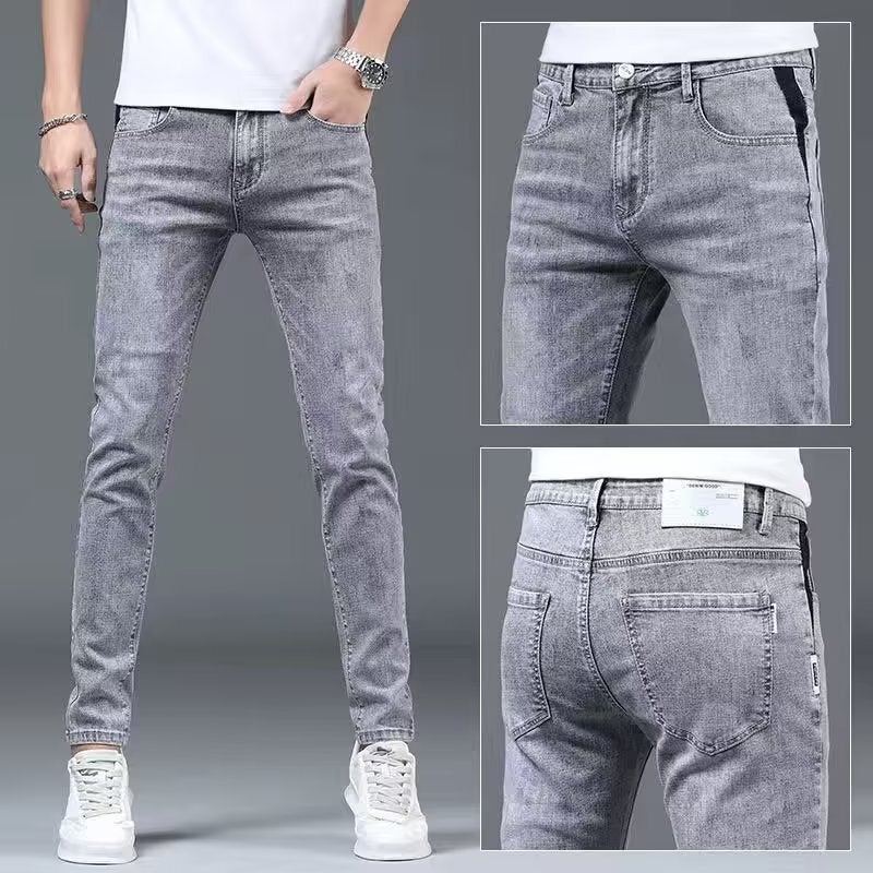 Unisex Classic Denim Jeans Loose Fit Daily Outdoor Wear - Image 2