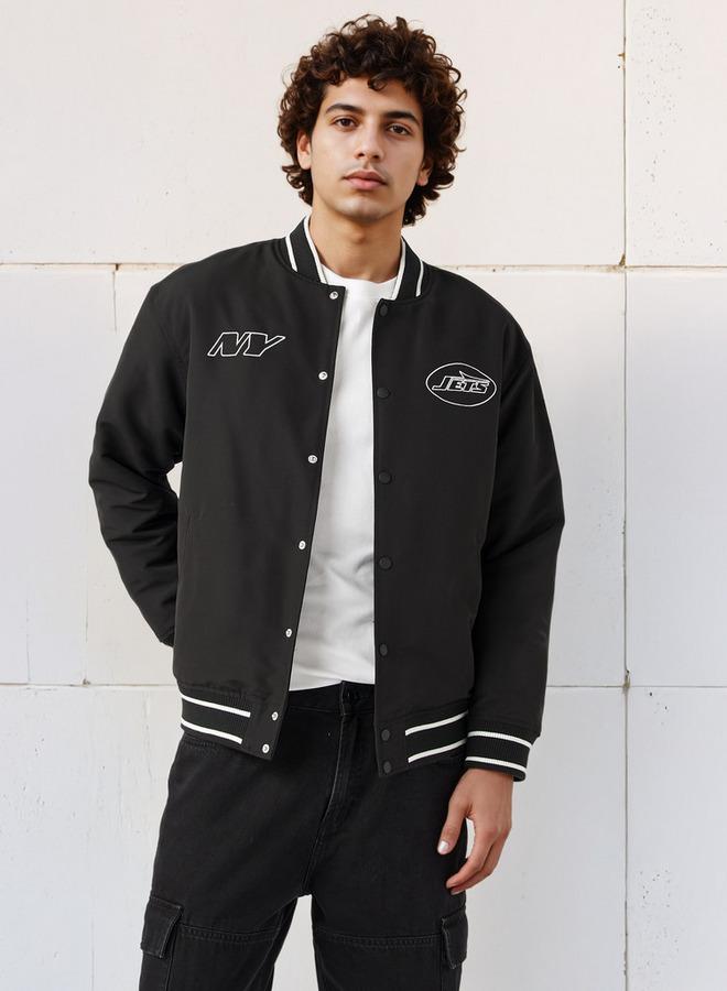 اس بي كاركترز جاكيت بطباعة نيويورك جتس - Image 3