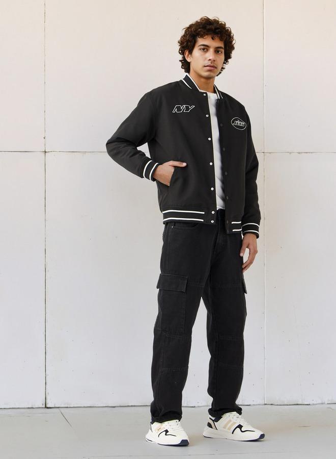 اس بي كاركترز جاكيت بطباعة نيويورك جتس - Image 2