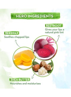 Mamaearth Mamaearth Beetroot Tinted 100% Natural Lip Balm Natural Pink Tint 2g  - Image 4