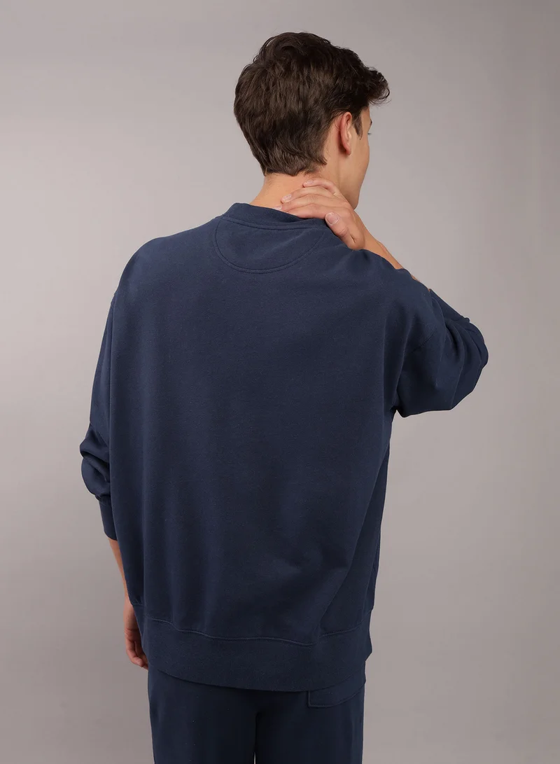 امريكان ايجل Fleece Crew Neck Pullover Sweatshirt