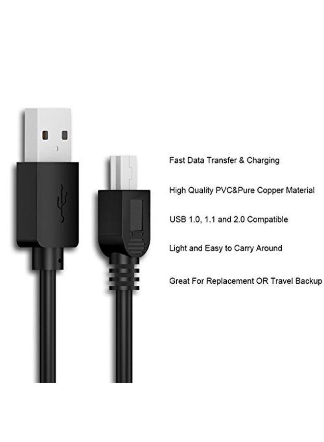 MaxLLTo USB PC/DC Power +Data Cable Cord for Canon CanoScan LiDE 100 110 200 210 Scanner - Image 4
