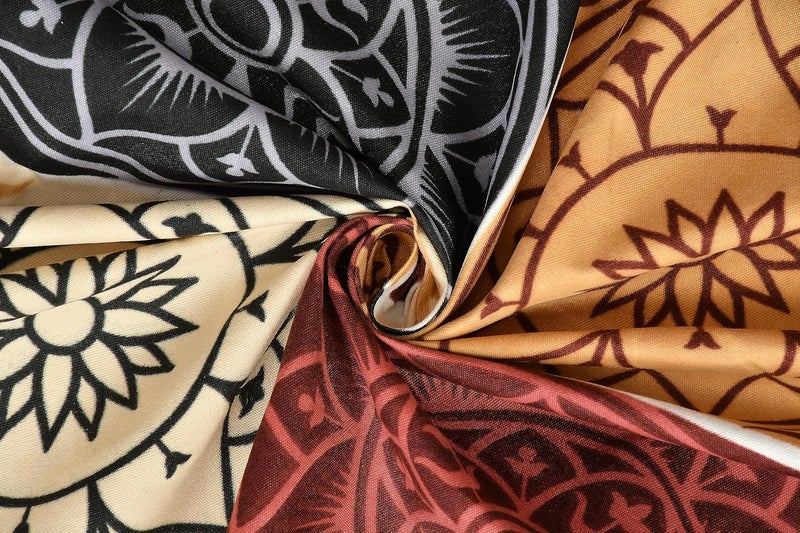 Premium Cotton Printed Single Bedsheet with One Pillow Cover for CoatDiwan 4x6 Bed 180 Tc 150x225 cm Greak  - Image 3