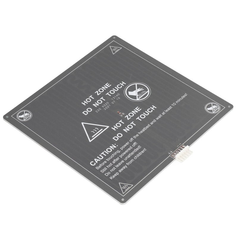 Anet MK3 Heated Bed 214mm Hole Spacing Aluminum Substrate 3D Printer Hot Bed Plate - Upgrade Version Lighter Thinner More Reliable High Temperature Resistant for Anet A8 A6 A2 - Image 3
