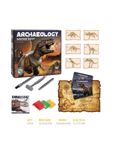 Archaeological Excavation To Explore Dinosaur Skeleton DIY Assembled Model Toys