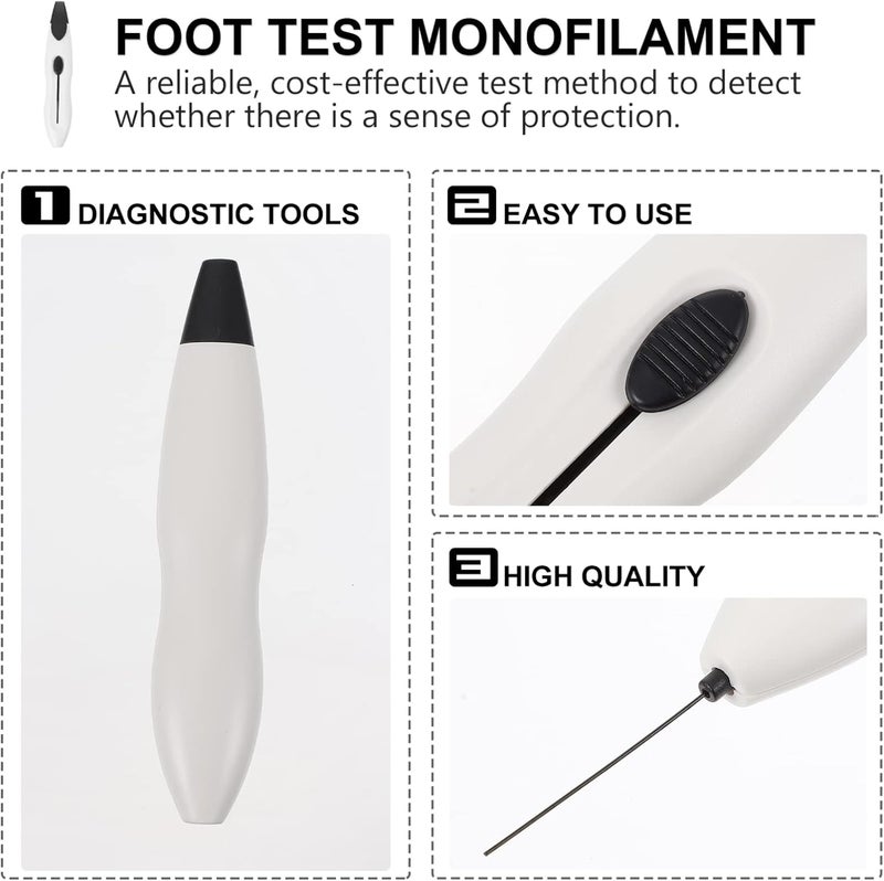 FOMIYES 12pcs Diabetic Monofilament Tester Pens 10g Monofilament Test Foot Filament Weinstein Monofilament Diabetic Neuropathy - Image 4