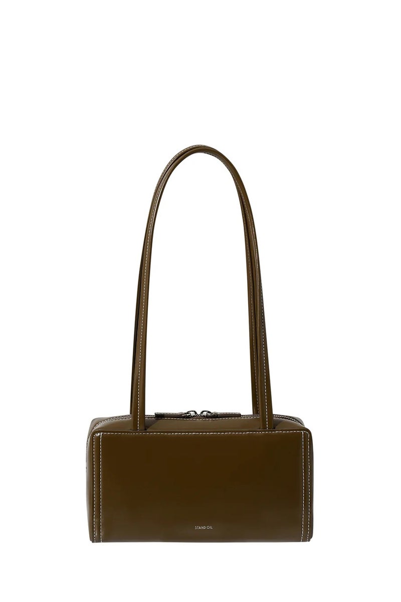 ستاند حقيبة كتف من الجلد مع حزام كتف - Image 1