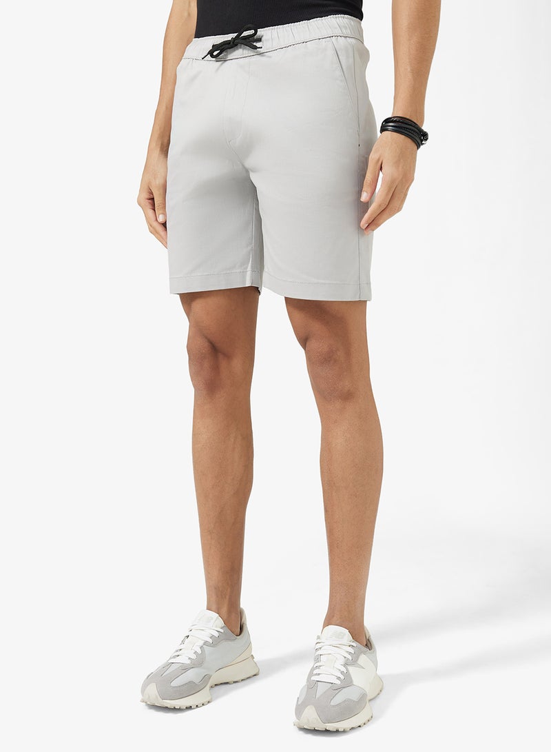 Robert Wood Drawstring Regular Fit Shorts - Image 1
