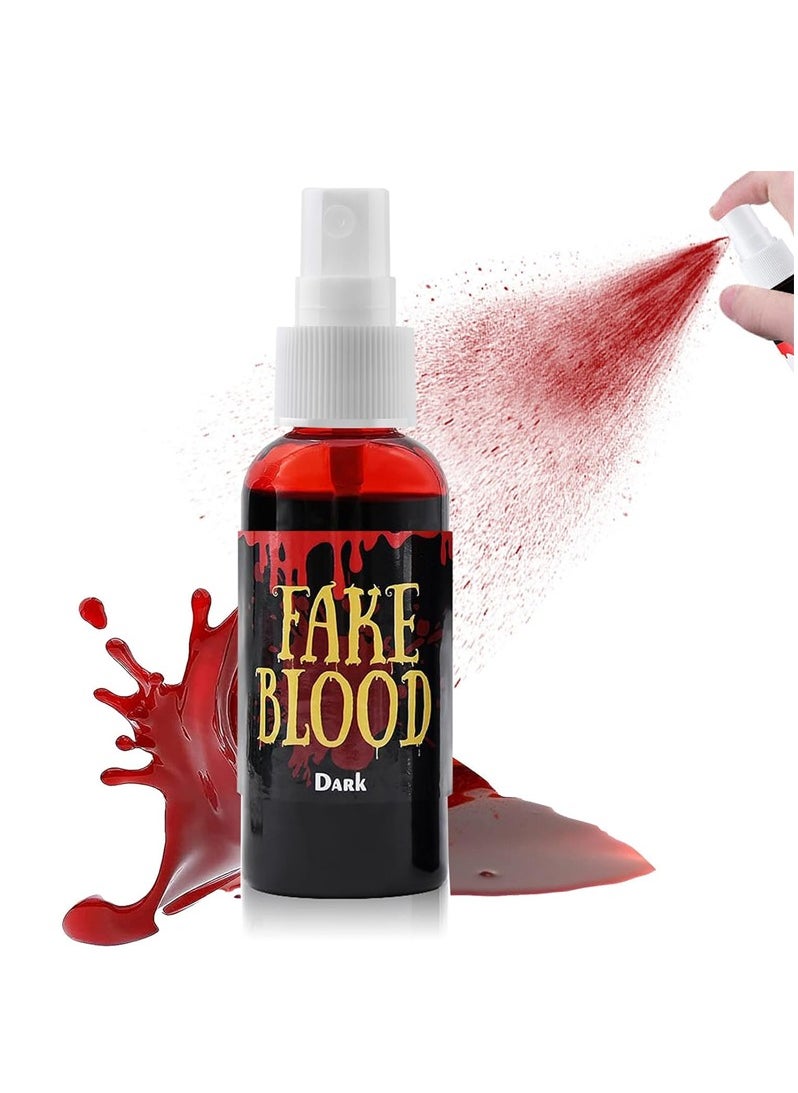 Brain Giggles - Brain Giggles Fake Blood Spray Makeup Realistic Blood Washable Fake Blood for Costume Dress Up Cosplay Event Party - Image 1