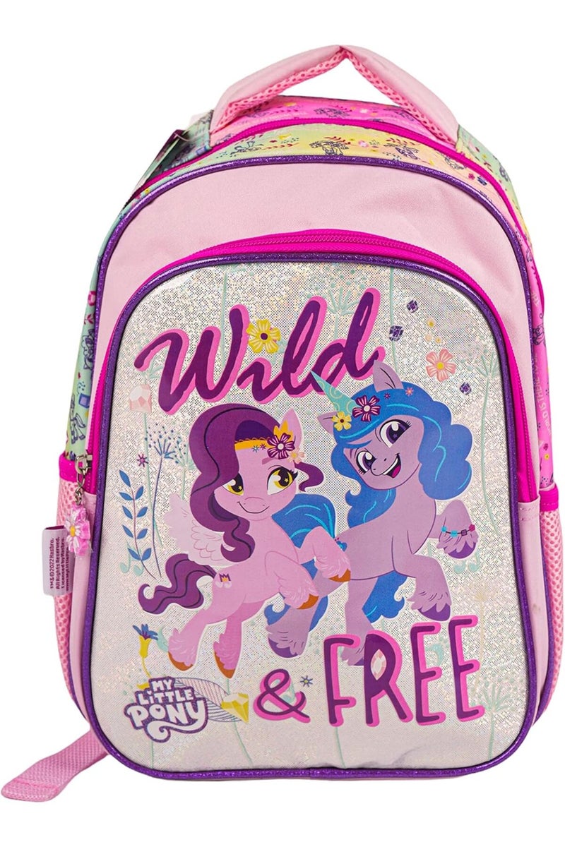 Rainbow max My Little Pony 13" Kids Backpack - Girls School Bag (Ages 2-7) - Image 1
