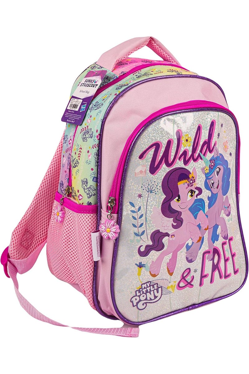 Rainbow max My Little Pony 13" Kids Backpack - Girls School Bag (Ages 2-7) - Image 2