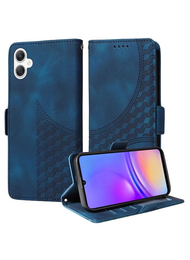S-TOP Case For Samsung Galaxy A06 4G / 5G Embossed Rhombus Starry Leather Phone Case - Image 1