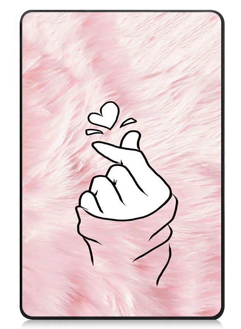 Theodor حافظة واقية قابلة للطي لجهاز آبل آيباد برو 13 (2024) مع حامل ثلاثي الطيات، استيقاظ تلقائي، غطاء مضاد للصدمات، لون وردي مميز - Image 1