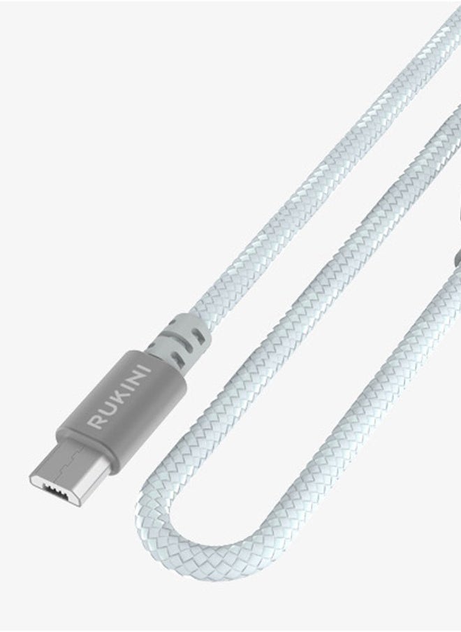 RUKINI Rokini Micro Type C fabric cable, anti-cut - size 2 metres  - Image 1
