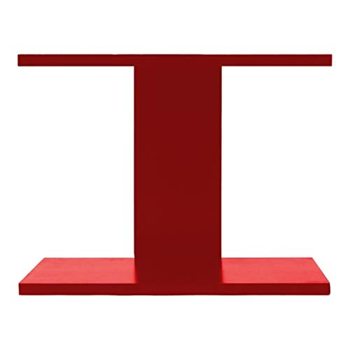 Skafa Wood 37x20x24 Cm Wall Mounted Shelf (MDF, Red) (Red) - Image 5