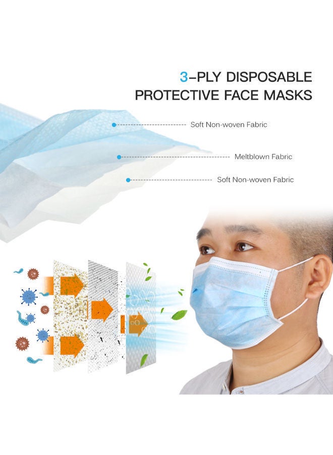 NIBEMINENT 50-Piece Breathable Waterproof Mask - Image 4