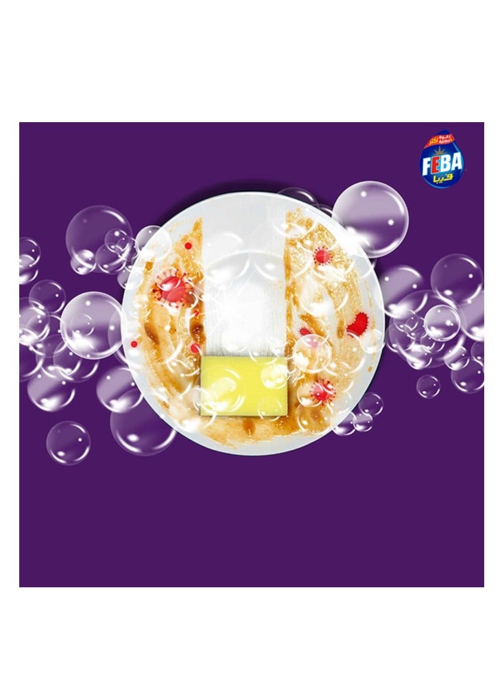 فيبا سائل غسيل الأطباق فيبا - ليمون - منظف أطباق قوي لإزالة الدهون - 680 مل - منظف المطبخ، منظف الأواني الزجاجية خالٍ من البقع - Image 4