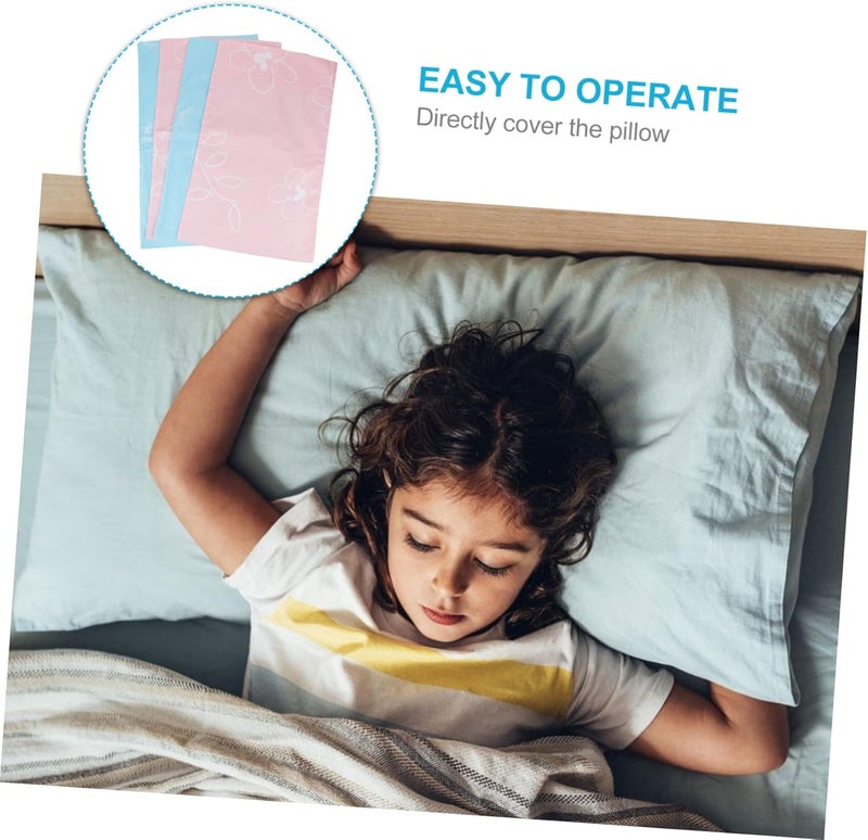 IMIKEYA 4pcs Floral Pillowcases for Boys and Girls Soft and Safe Pillow Covers for Boy Girl and Boy Girl Dandelion and Flower Design Gentle Touch for Delicate Skin - Image 3