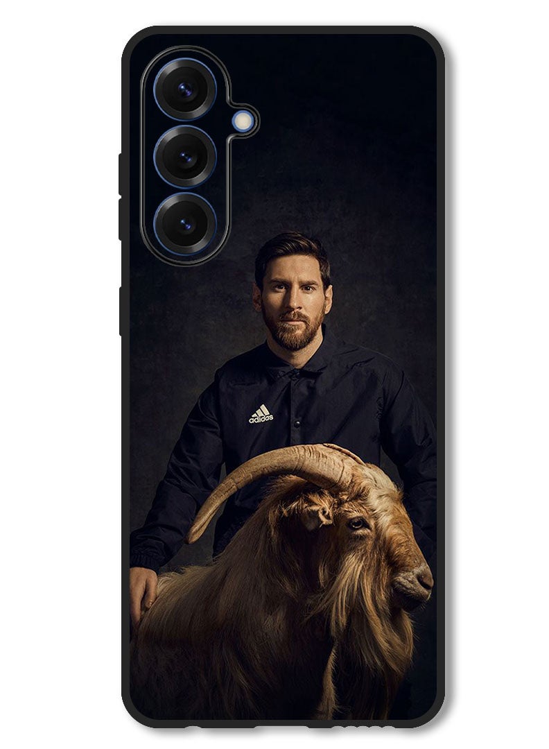 Theodor Case Compatible with Samsung Galaxy A26 Protection Shockproof Bumper Cover Messi Goat - Image 1