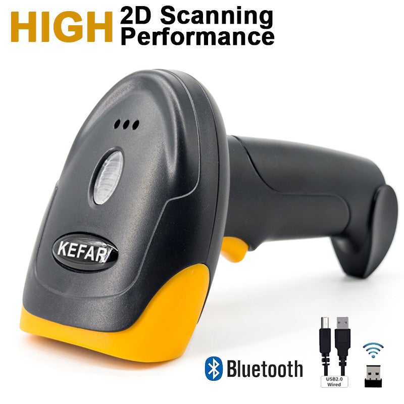 Fastscan Wired 2D Scanner Bluetooth Wireless Barcode Scanner - Image 2