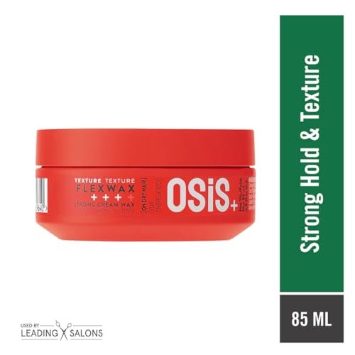 OSIS Schwarzkopf Professional OSiS+ Flexwax Strong Hair styling Cream Wax I Provides grip and natural shine I Easy to Apply and Wash | Medium Hold | Matte Finish with Volume - 85ml - Image 2