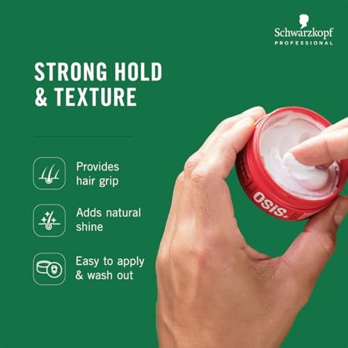 OSIS Schwarzkopf Professional OSiS+ Flexwax Strong Hair styling Cream Wax I Provides grip and natural shine I Easy to Apply and Wash | Medium Hold | Matte Finish with Volume - 85ml - Image 3