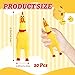 Zddaoole 20 Pcs Rubber ChickenScreaming ChickenSqueeze ChickenYellow Rubber Squawking Dog ToysPrank Novelty Noise Toy - Image 3