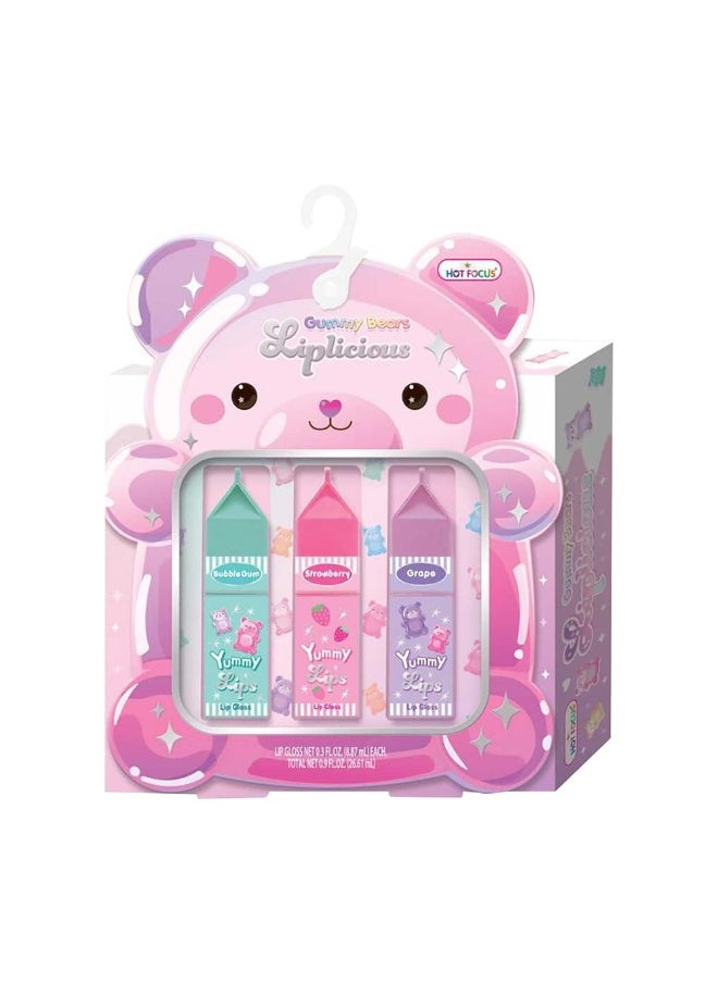 Hot Focus Gummy Bears Liplicious Set  - Image 3