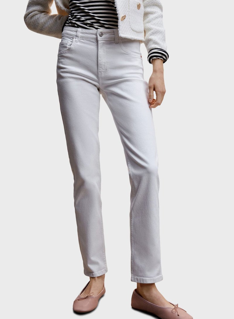 MANGO High Waist Jeans - Image 1