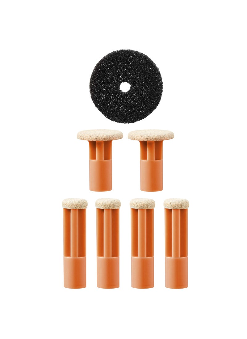 PMD Beauty PMD Personal Microderm Replacement Discs - Includes 6 Discs and 1 Filter - For Use With Classic, Plus, Pro, Man, and Elite 