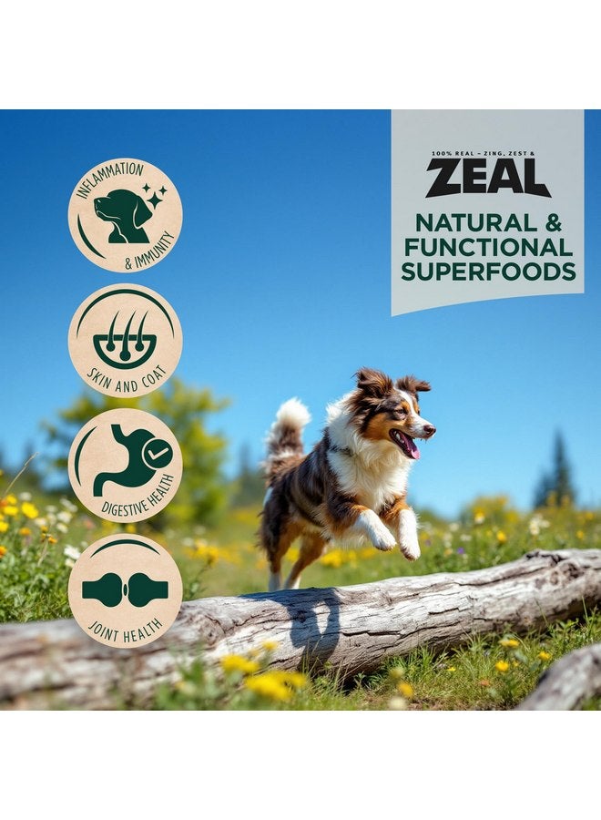 ZEAL Canada Air-Dried Salmon & Duck Recipe for Dogs - Superfood Omega-3 Rich, Dual-Protein, Grain Free, No Fillers, Complete Nutrition (Salmon & Duck, 1 lb) - Image 4