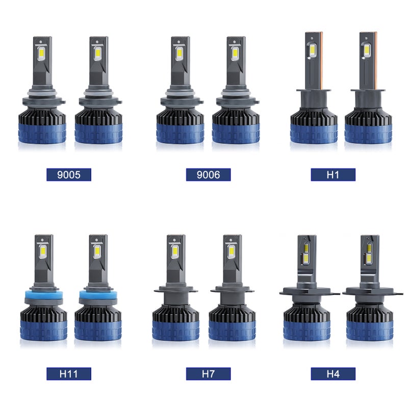 LED Headlight Bulbs: H7, 3570-55mil CSP Chip, Fast Heat Dissipation - Long Service Life, IP68 Waterproof for Car Night Driving - Image 3