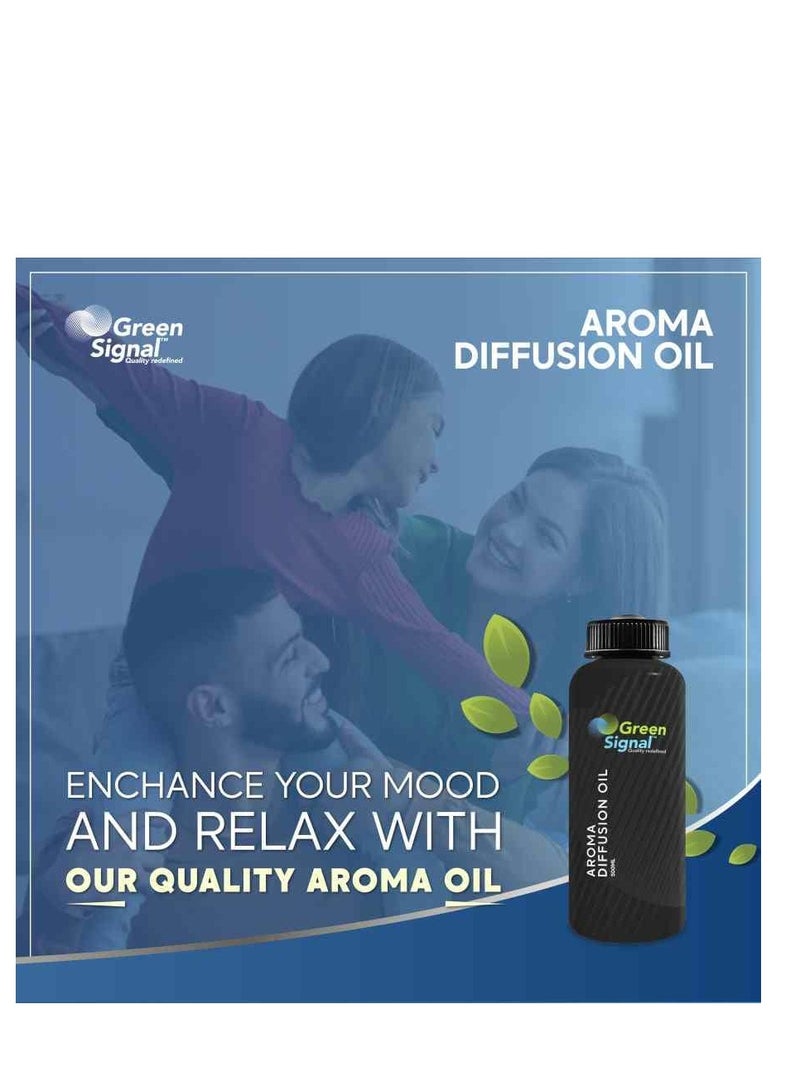 Green Signal Diffuser Aroma Oil – 500ml – Premium Holiday Fragrance Oil – Uplifting & Fresh Long-Lasting Scent  - Image 3