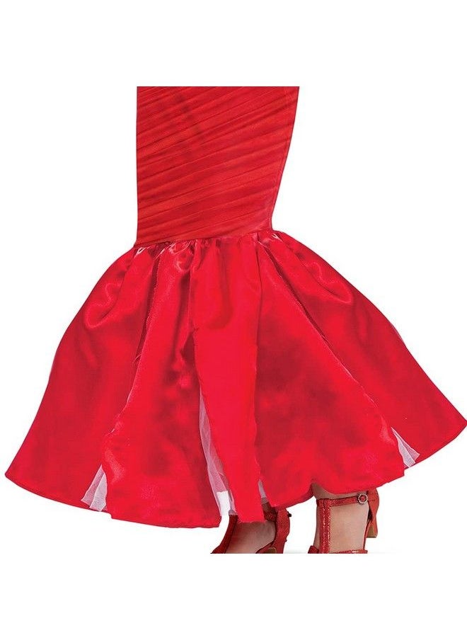 Disguise - Cruella Dress Costume Official Disney Estella Red Dress Outfit From Cruella Live Action Movie Girls Size Extra Large (1416) - Image 1
